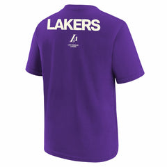 NBA - Los Angeles Lakers Jordan Brand Youth Courtside Statement 85 T-Shirt - Purple