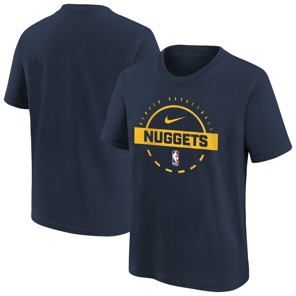 Nike - Denver Nuggets Youth Practice T-Shirt - Navy