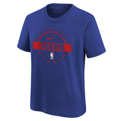 Nike - Philadelphia 76ers Youth Practice T-Shirt - Royal