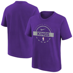 Nike - Sacramento Kings Youth Practice T-Shirt - Purple