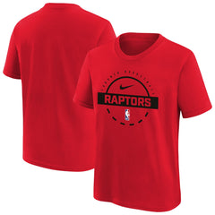 Nike - Toronto Raptors Youth Practice T-Shirt - Red