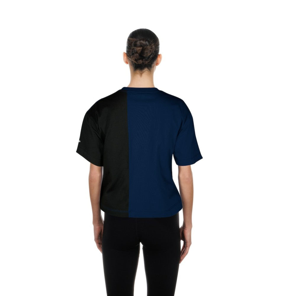 Houston Astros New Era Women's Upcycled Colorblocked Boxy Cropped T-Shirt Near Me