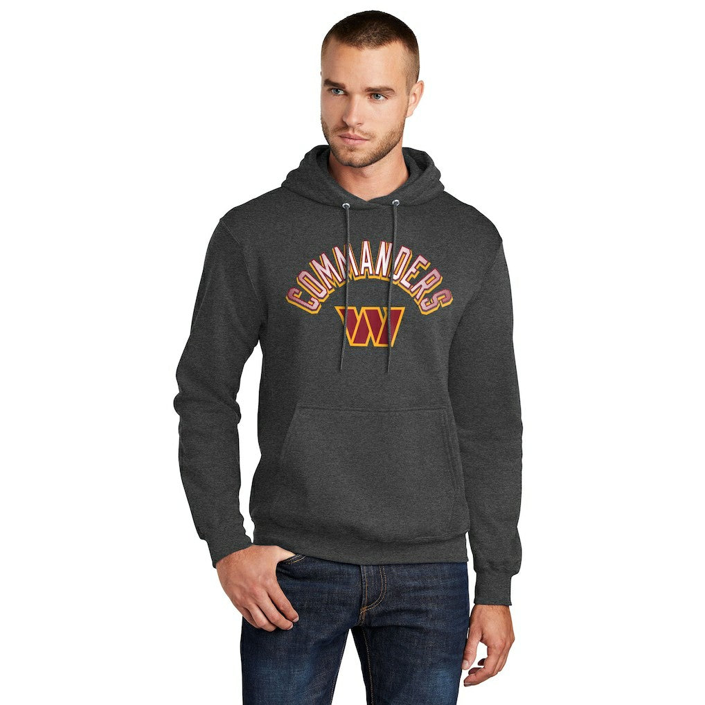 Washington Commanders Starter Arch Over Logo Pullover Hoodie Charcoal - NFL
