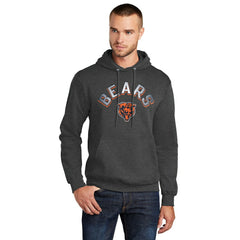Chicago Bears Starter Arch Over Logo Pullover Hoodie Charcoal - NFL