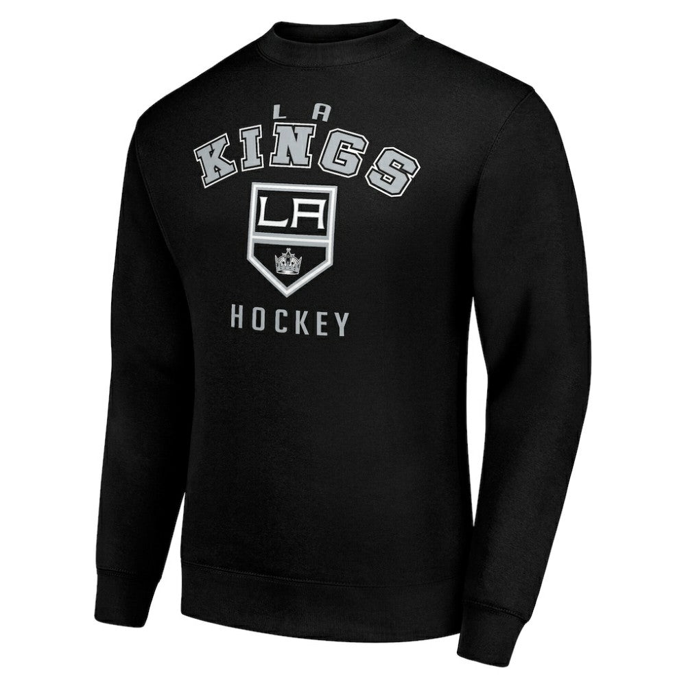 Los Angeles Kings - Men's Starter Team Logo Fleece Pullover Sweatshirt Black