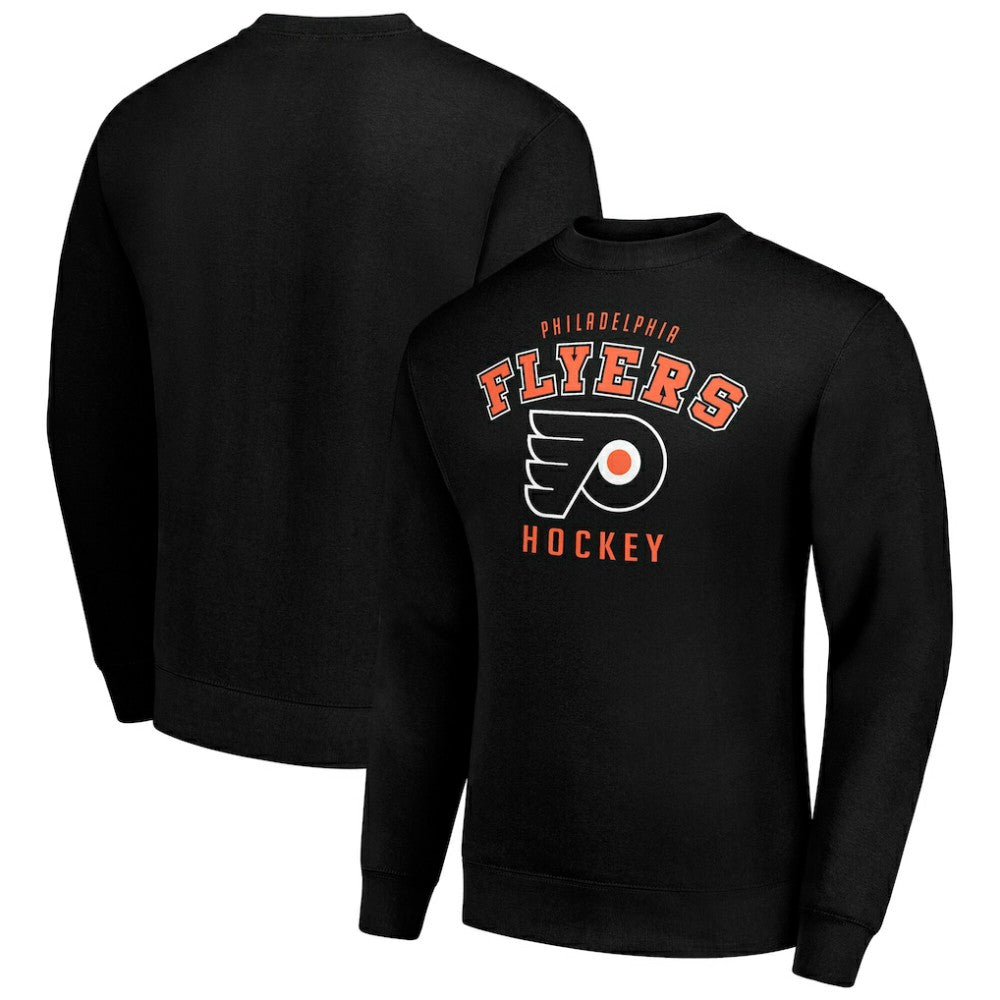 Philadelphia Flyers - Men's Starter Team Logo Fleece Pullover Sweatshirt Black