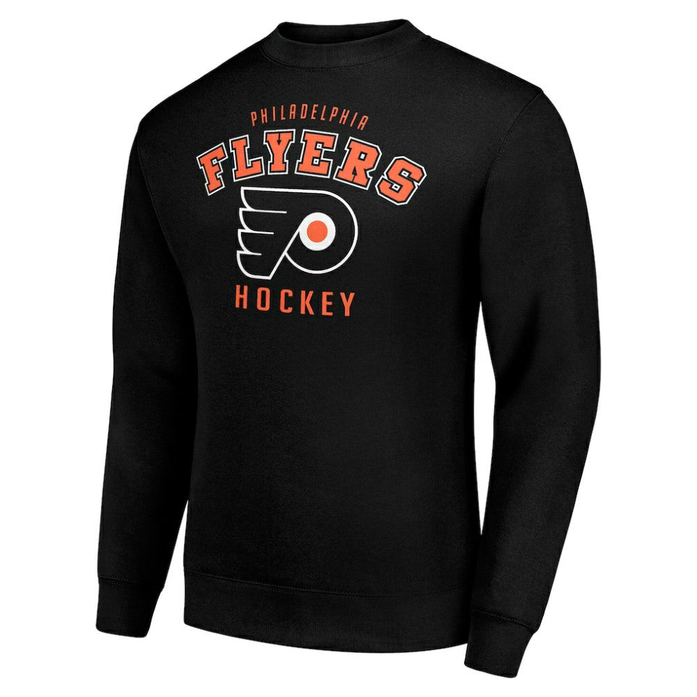 Philadelphia Flyers - Men's Starter Team Logo Fleece Pullover Sweatshirt Black