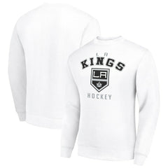 Los Angeles Kings - Men's Starter Team Logo Fleece Pullover Sweatshirt White
