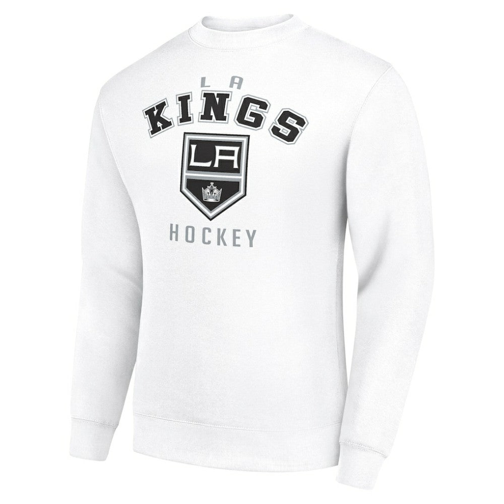 Los Angeles Kings - Men's Starter Team Logo Fleece Pullover Sweatshirt White