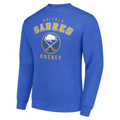 Buffalo Sabres - Men's Starter Team Logo Fleece Pullover Sweatshirt Royal