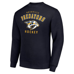 Nashville Predators - Men's Starter Team Logo Fleece Pullover Sweatshirt Navy