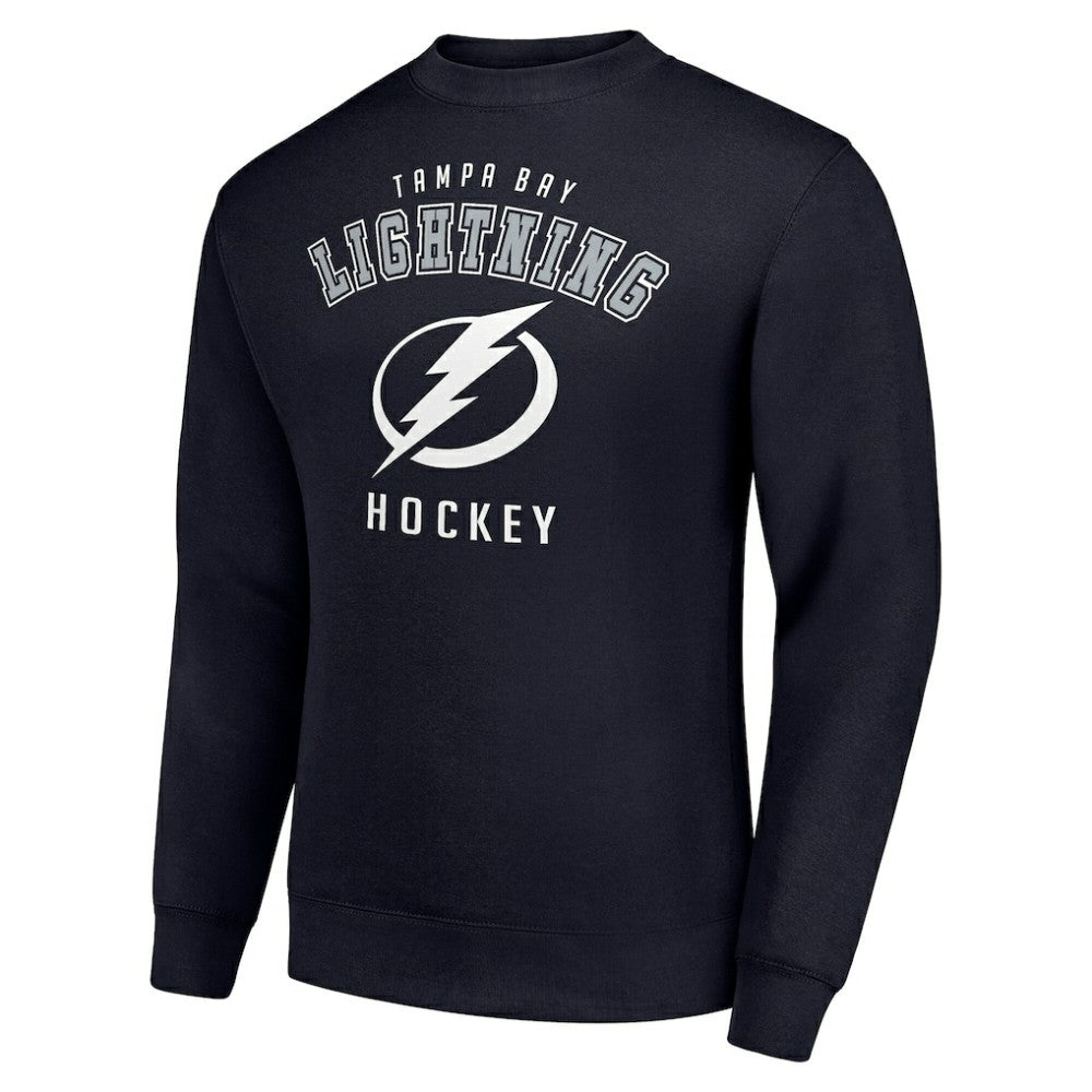Tampa Bay Lightning - Men's Starter Team Logo Fleece Pullover Sweatshirt Navy