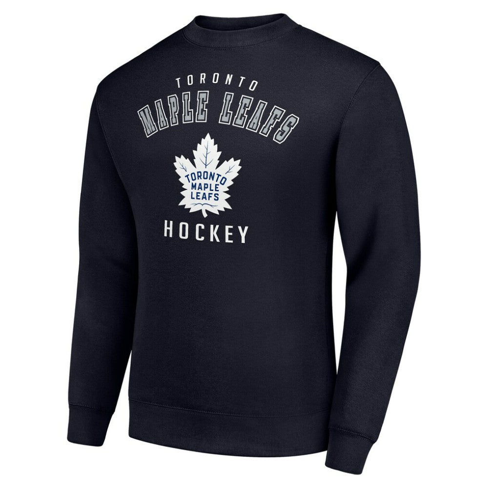 Toronto Maple Leafs - Men's Starter Team Logo Fleece Pullover Sweatshirt Navy