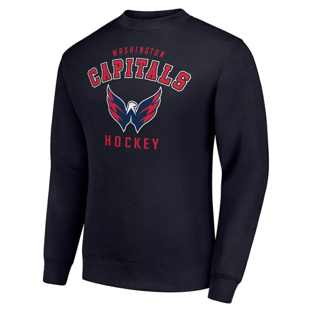 Washington Capitals Men's Starter Team Logo Fleece Pullover Sweatshirt Navy