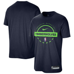Nike - Minnesota Timberwolves 2025/26 On-Court Flare Performance Practice T-Shirt - Navy