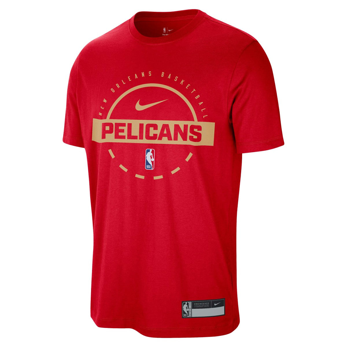 Nike - New Orleans Pelicans 2025/26 On-Court Flare Performance Practice T-Shirt - Red