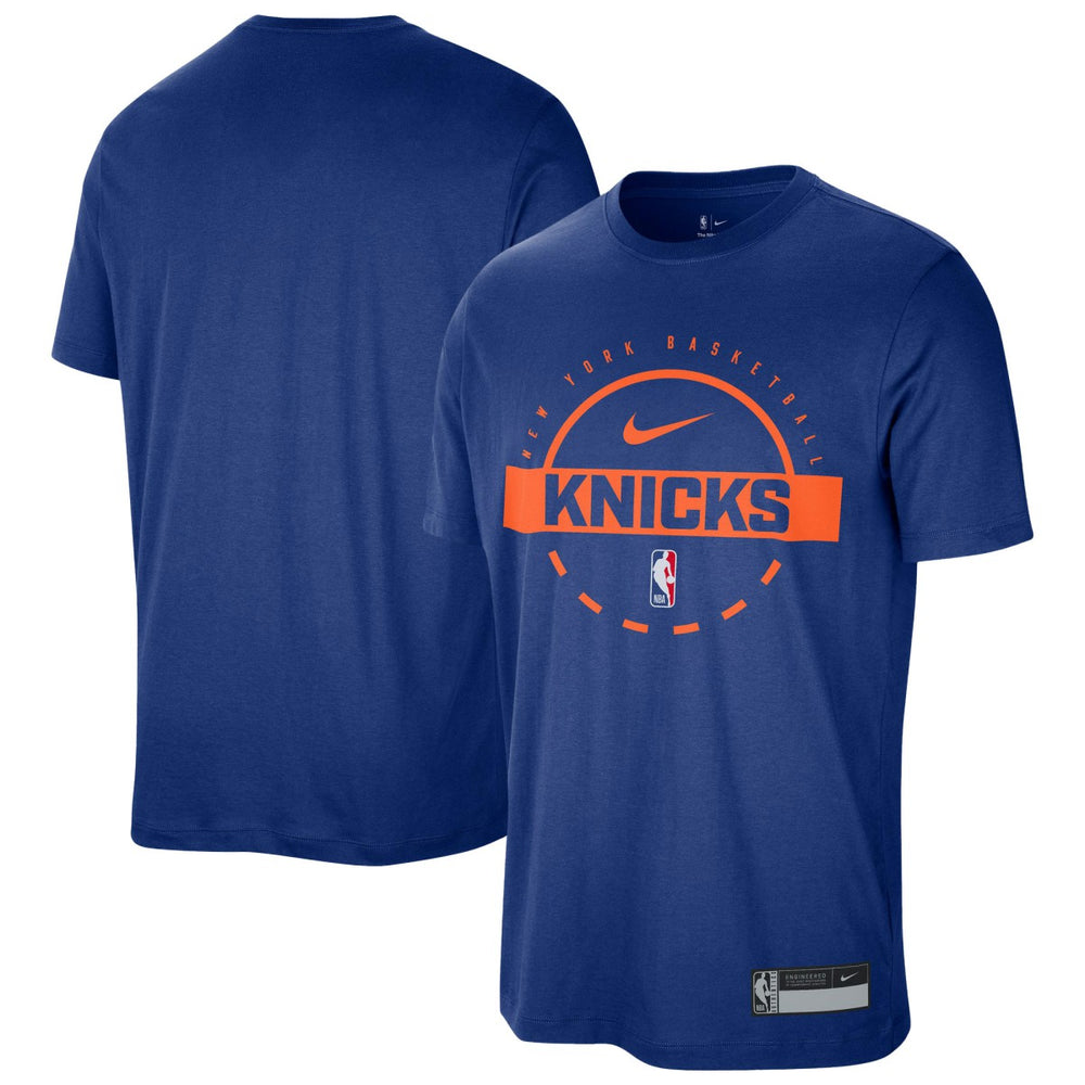 Nike - New York Knicks 2025/26 On-Court Flare Performance Practice T-Shirt - Blue