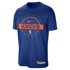 Nike - New York Knicks 2025/26 On-Court Flare Performance Practice T-Shirt - Blue