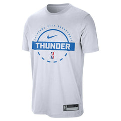 Nike - Oklahoma City Thunder 2025/26 On-Court Flare Performance Practice T-Shirt - White