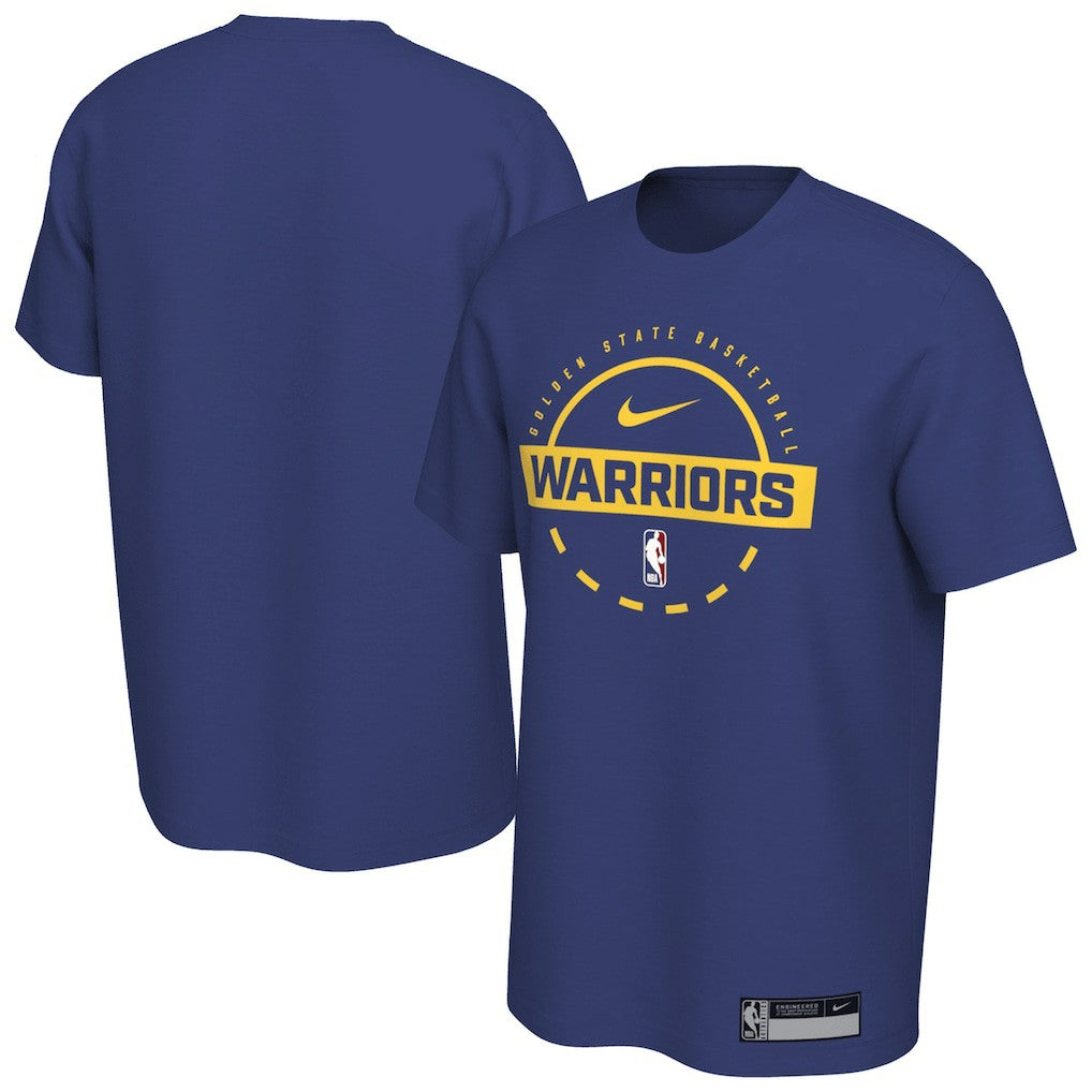 Nike - Golden State Warriors 2025/26 On-Court Flare Performance Practice T-Shirt - Royal