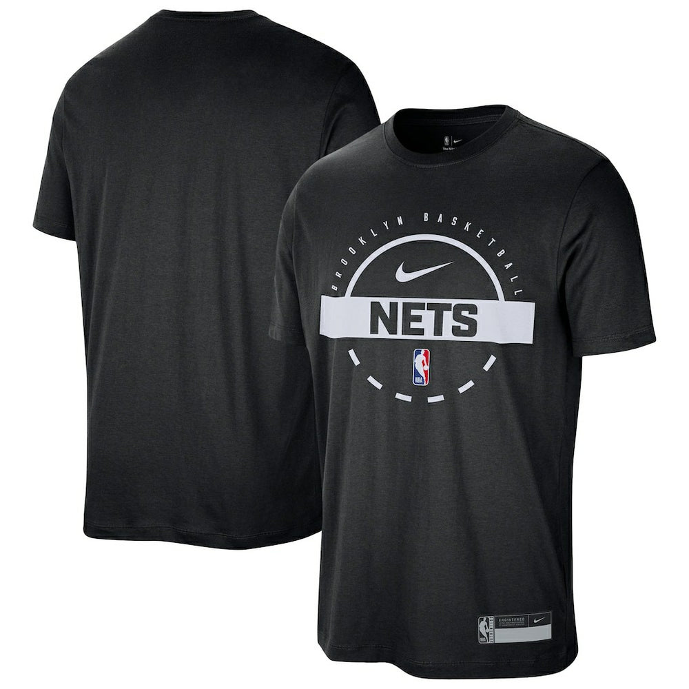Nike - Brooklyn Nets 2025/26 On-Court Flare Performance Practice T-Shirt - Black