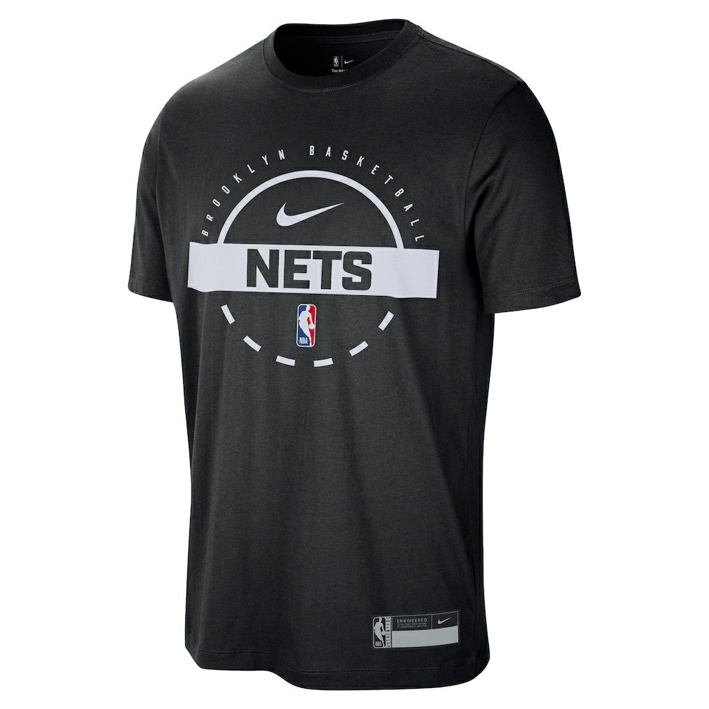 Nike - Brooklyn Nets 2025/26 On-Court Flare Performance Practice T-Shirt - Black