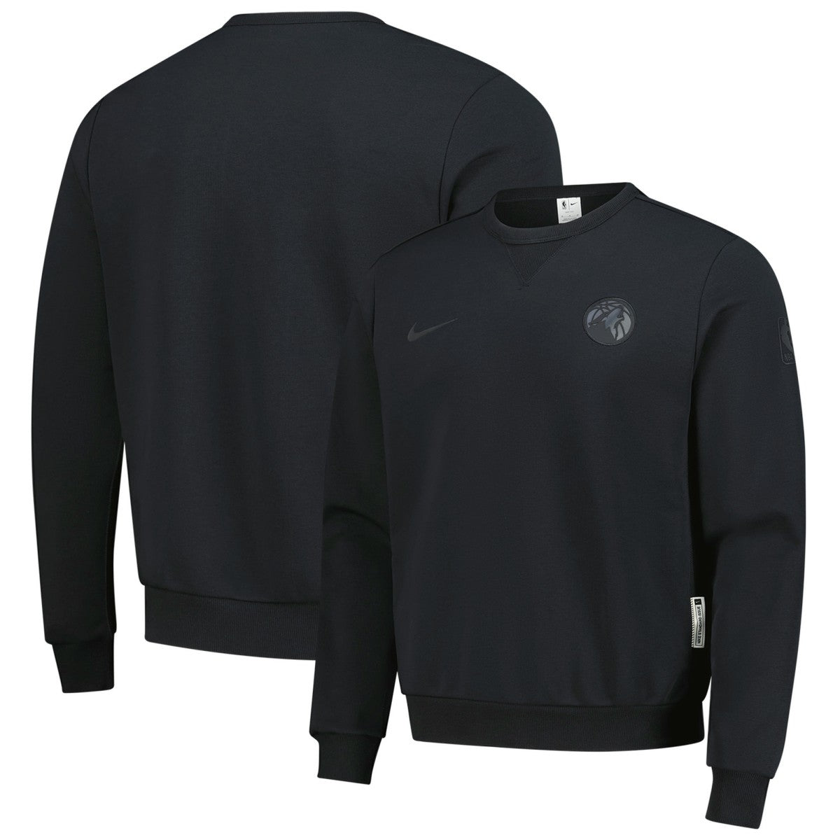 Nike - Minnesota Timberwolves Authentic Standard Issue Travel Dri-FIT Sweatshirt - Black
