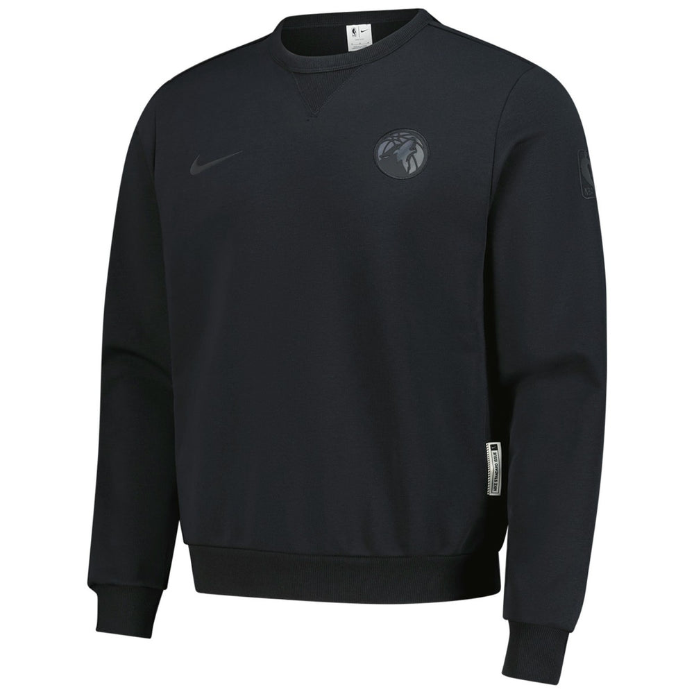 Nike - Minnesota Timberwolves Authentic Standard Issue Travel Dri-FIT Sweatshirt - Black