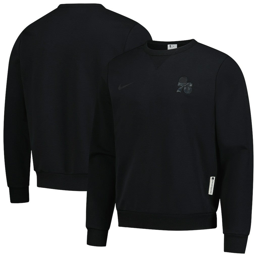 Nike - Philadelphia 76ers Authentic Standard Issue Travel Dri-FIT Sweatshirt - Black