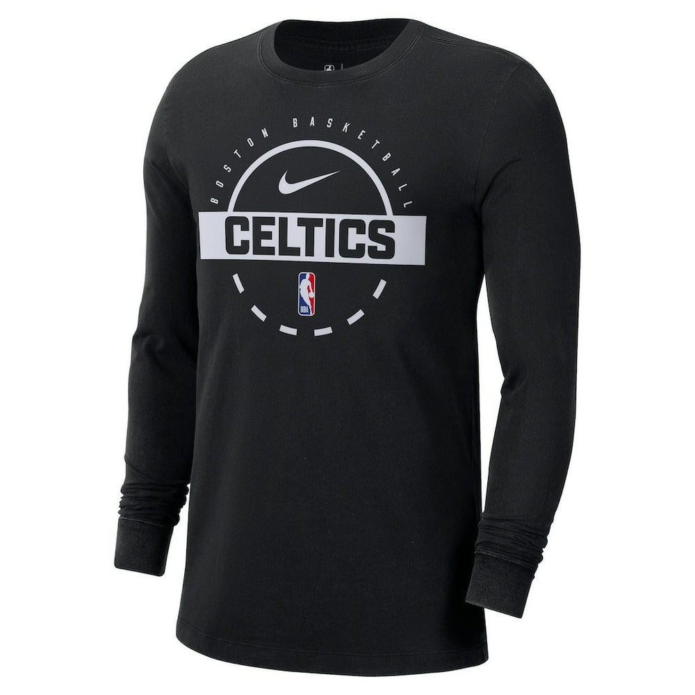 Nike - Boston Celtics Authentic Long Sleeve Practice T-Shirt - Black