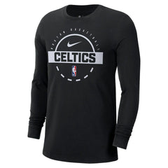 Nike - Boston Celtics Authentic Long Sleeve Practice T-Shirt - Black