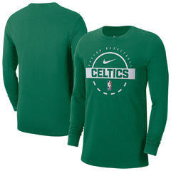 Nike - Boston Celtics Authentic Long Sleeve Practice T-Shirt - Kelly Green
