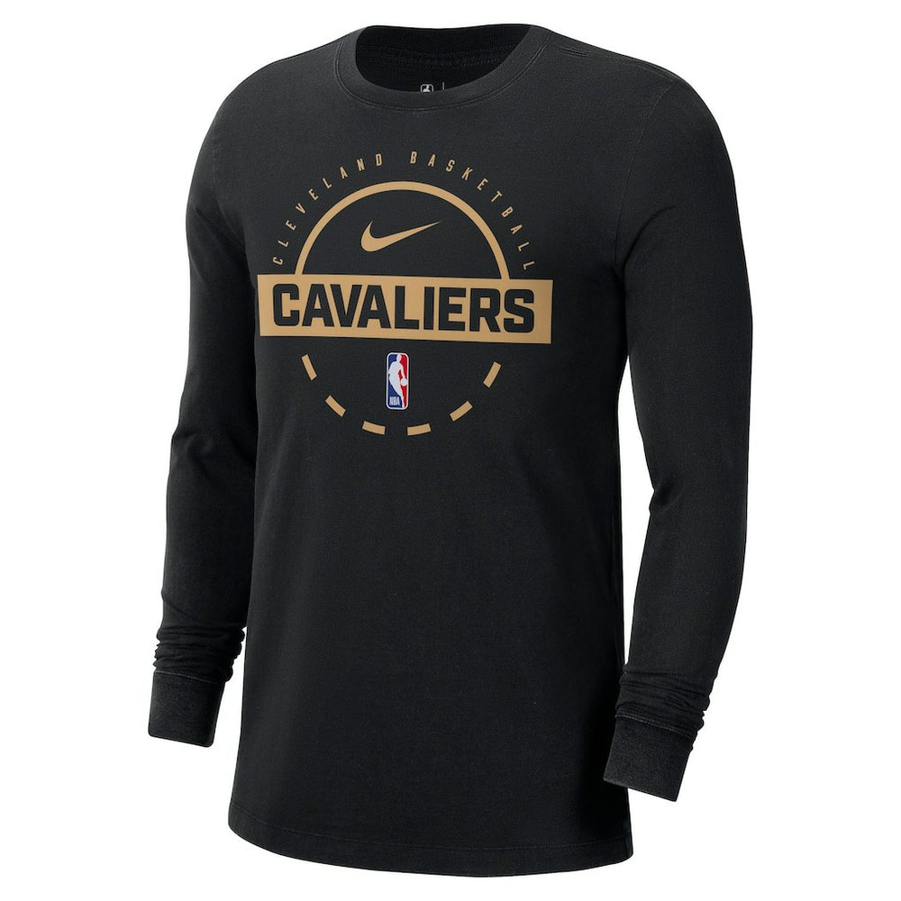 Nike - Cleveland Cavaliers Authentic Long Sleeve Practice T-Shirt - Black