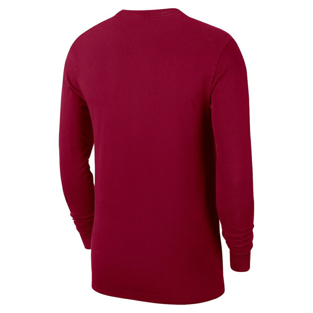 Nike - Cleveland Cavaliers Authentic Long Sleeve Practice T-Shirt - Wine