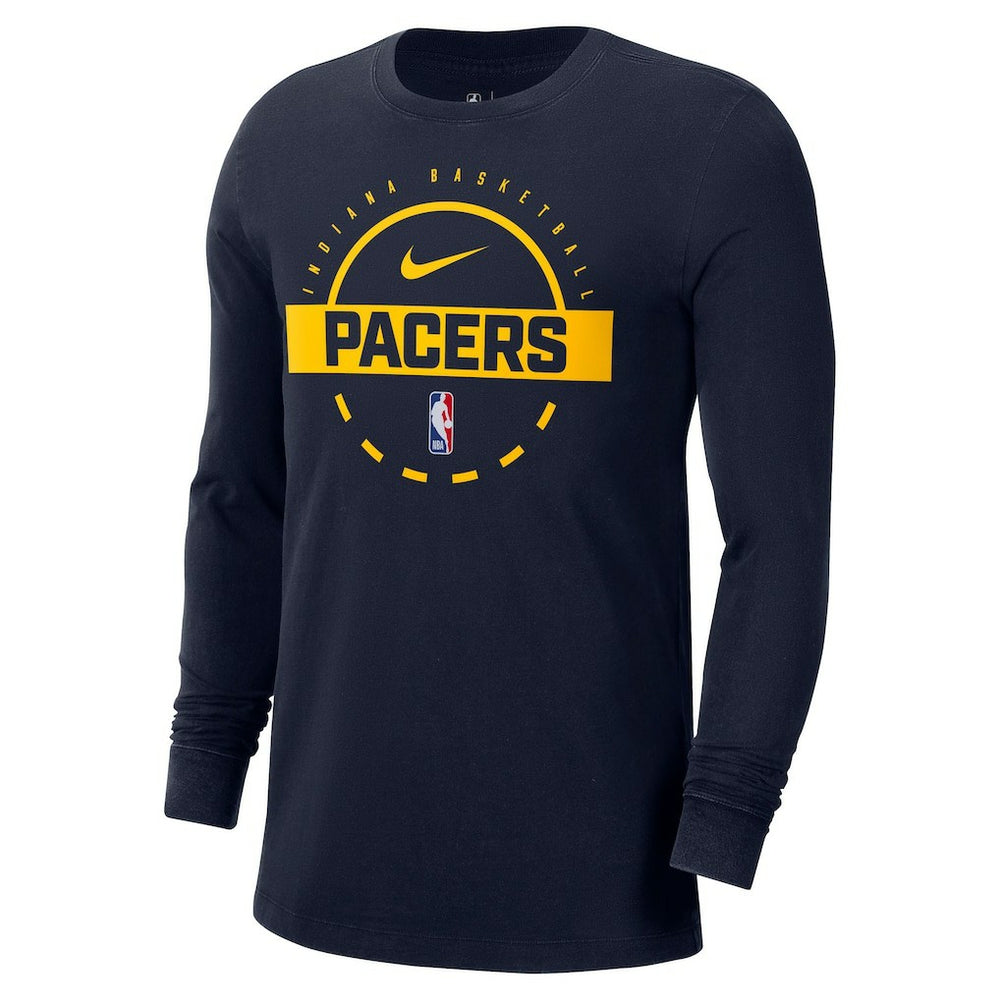 Nike - Indiana Pacers Authentic Long Sleeve Practice T-Shirt - Navy