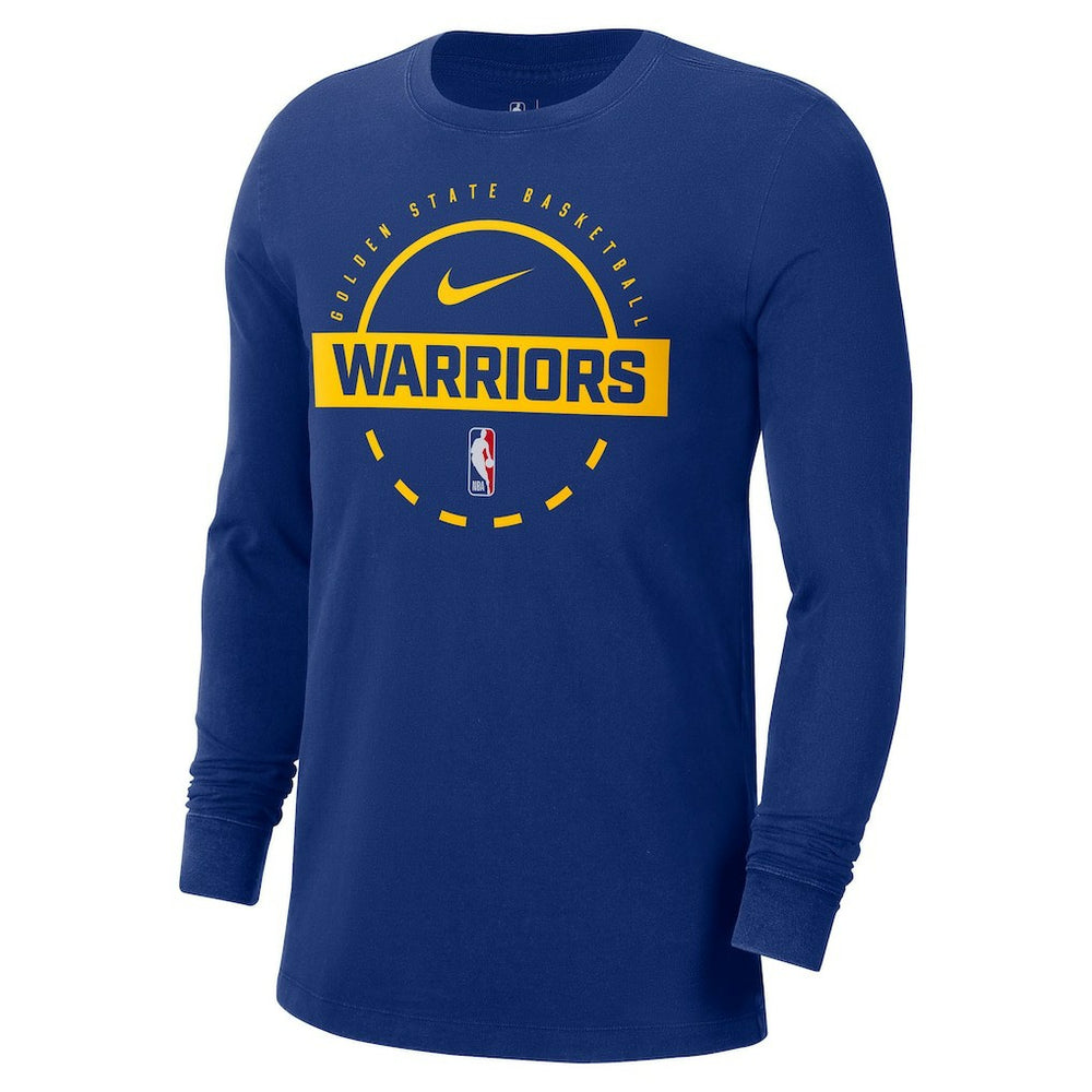 Nike - Golden State Warriors Authentic Long Sleeve Practice T-Shirt - Royal