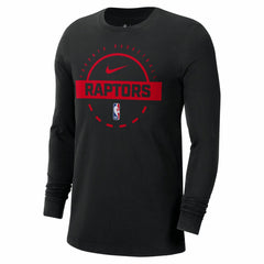 Nike - Toronto Raptors Authentic Long Sleeve Practice T-Shirt - Black