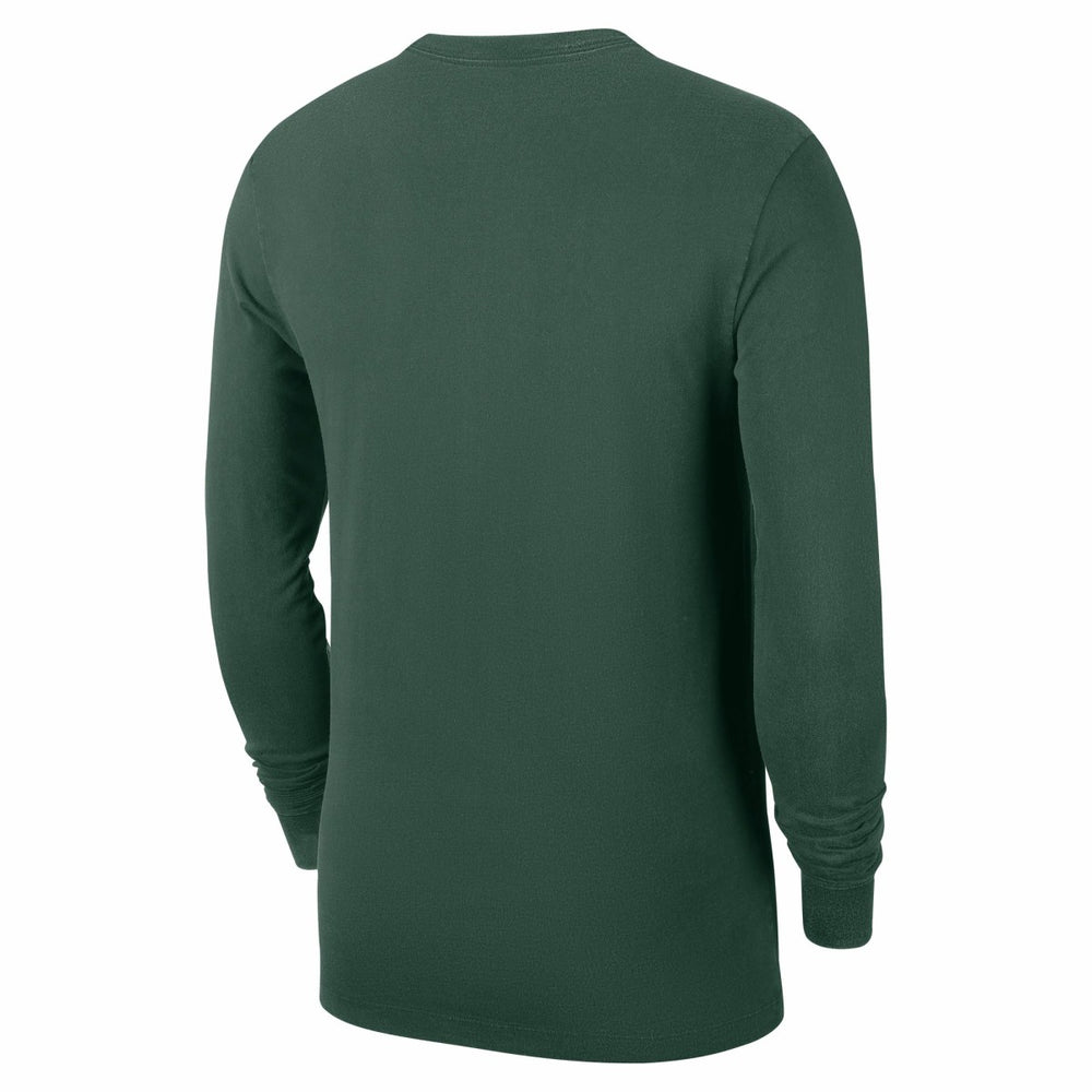 Nike - Milwaukee Bucks Authentic Long Sleeve Practice T-Shirt - Hunter Green