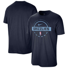 Nike - Memphis Grizzlies Authentic Practice T-Shirt - Navy