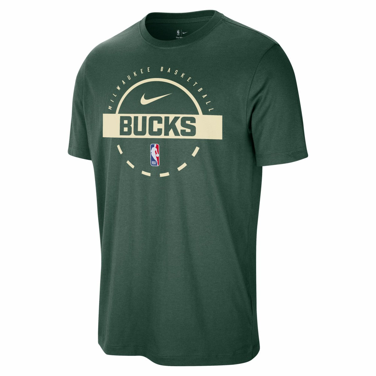 Nike - Milwaukee Bucks Authentic Practice T-Shirt - Hunter Green