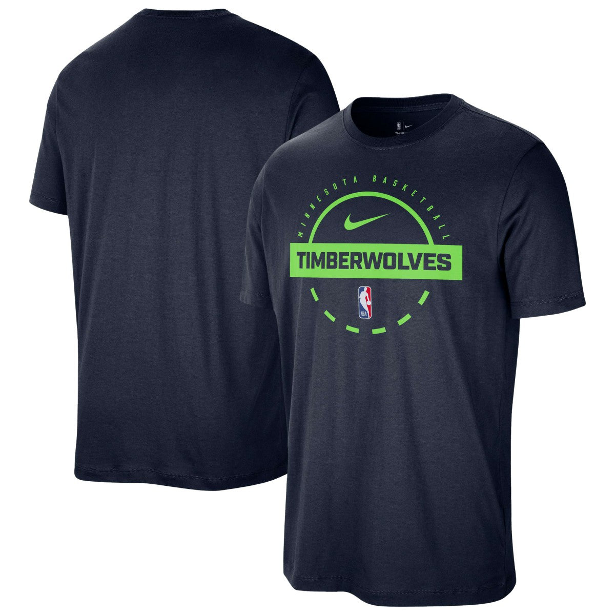 Nike - Minnesota Timberwolves Authentic Practice T-Shirt - Navy
