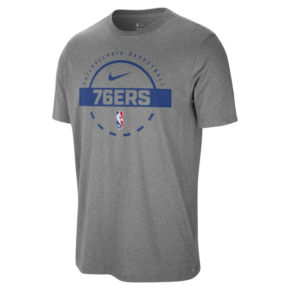 Nike - Philadelphia 76ers Authentic Practice T-Shirt - Charcoal