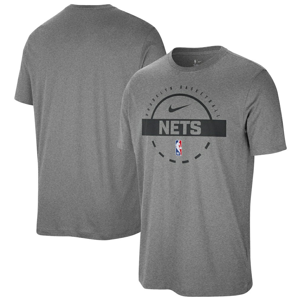 Nike - Brooklyn Nets Authentic Practice T-Shirt - Charcoal