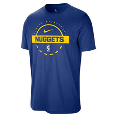 Nike - Denver Nuggets Authentic Practice T-Shirt - Blue