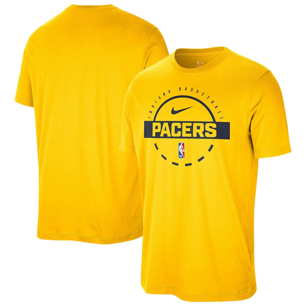 Nike - Indiana Pacers Authentic Practice T-Shirt - Gold