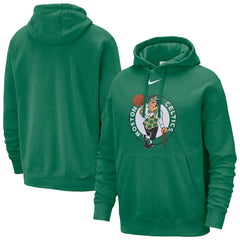 Nike - Boston Celtics Essential Logo Club Pullover Hoodie - Kelly Green