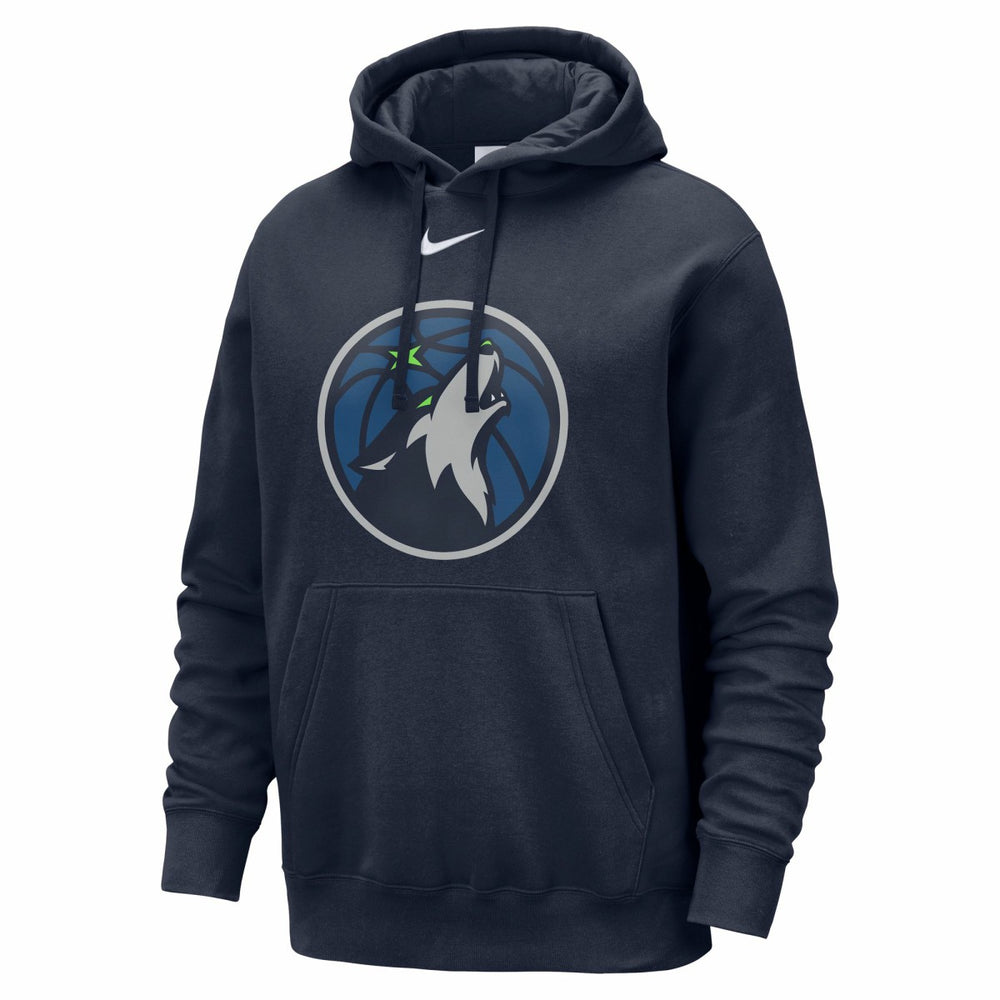 Nike - Minnesota Timberwolves Essential Logo Club Pullover Hoodie - Navy