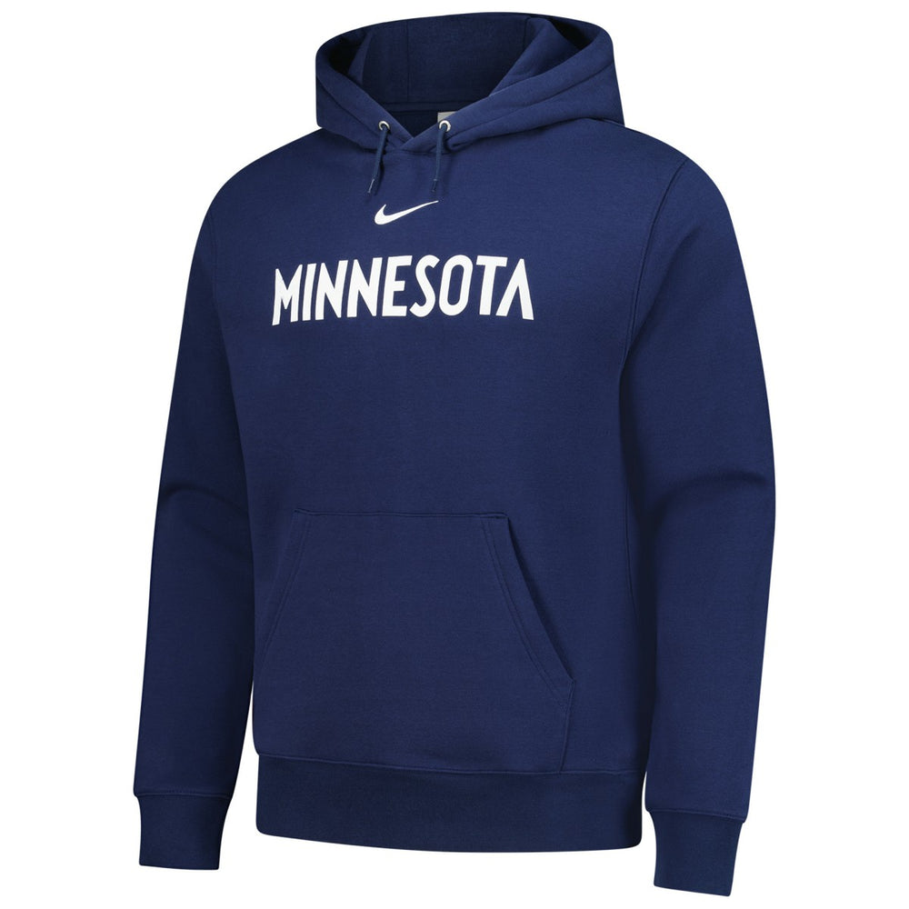 Nike - Minnesota Timberwolves Sportswear Essential Wordmark Club Hoodie - Navy