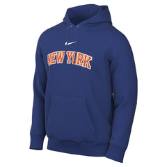 Nike - New York Knicks Sportswear Essential Wordmark Club Hoodie - Blue