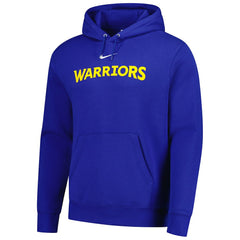 Nike - Golden State Warriors Sportswear Essential Wordmark Club Hoodie - Royal